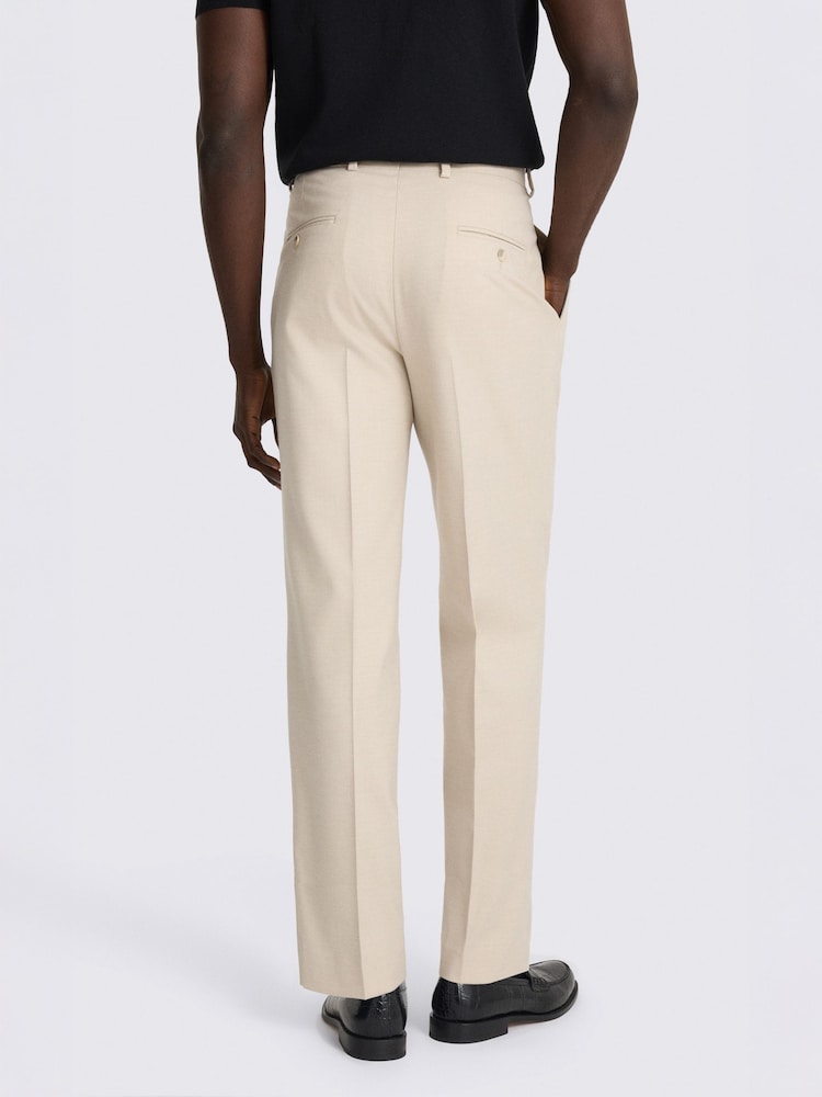 MOSS Brown Relaxed Fit Suit Trousers - Image 2 of 3