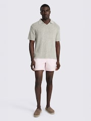 MOSS Natural Multi Colour Skipper Polo Shirt - Image 2 of 4