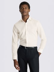 Moss修身剪裁緹花彈力襯衫 - 圖片 1/3