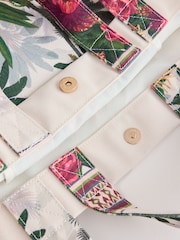 Green Tropical Print Shoulder Bag - Image 7 of 9
