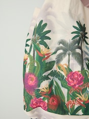 Green Tropical Print Shoulder Bag - Image 9 of 9