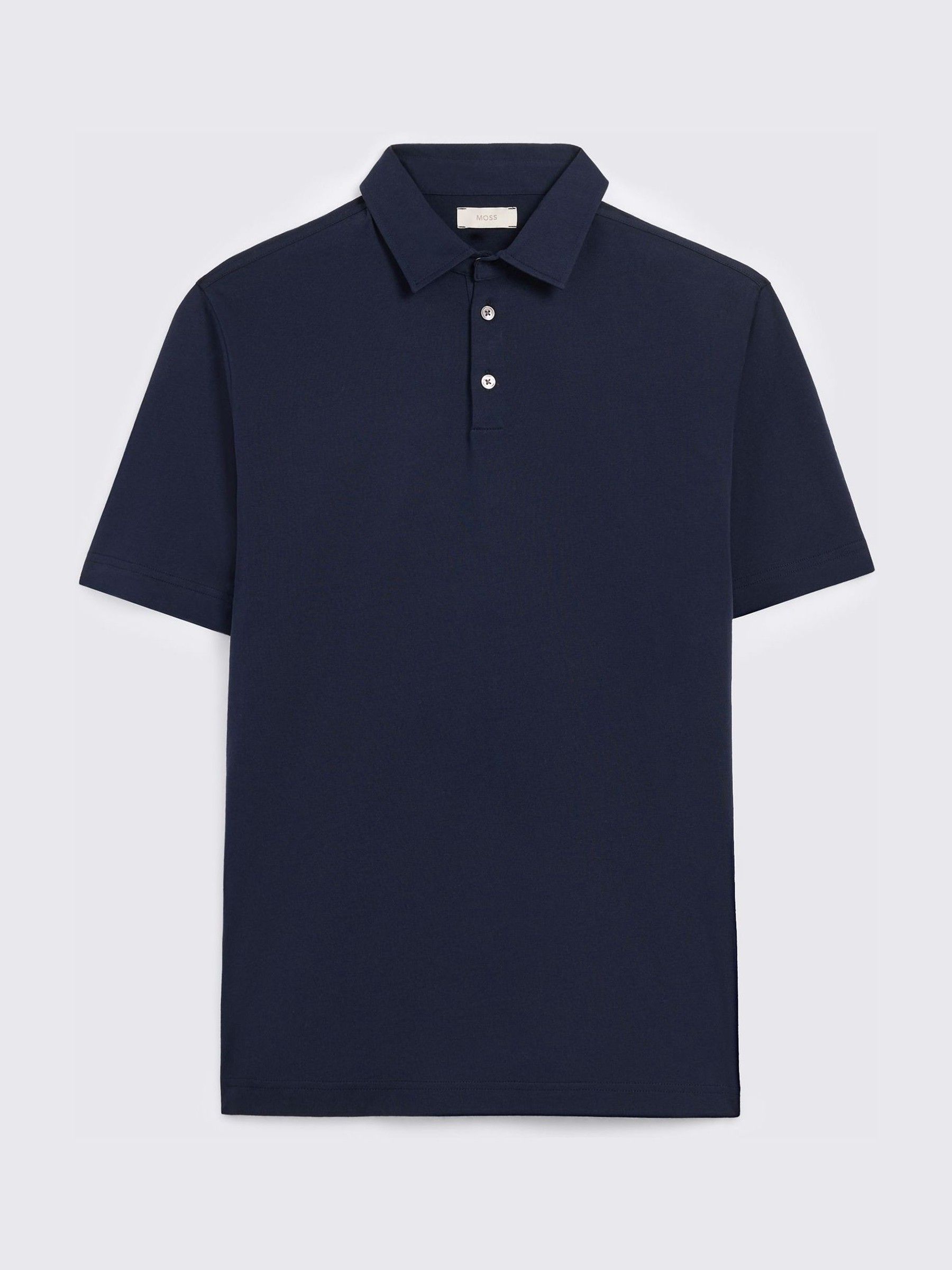 Buy MOSS Navy Blue Cotton Jersey Polo Shirt from Next USA