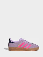 adidas originals Purple Gazelle Indoor Junior Trainers - Image 3 of 10