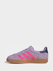 adidas originals Purple Gazelle Indoor Junior Trainers - Image 5 of 10