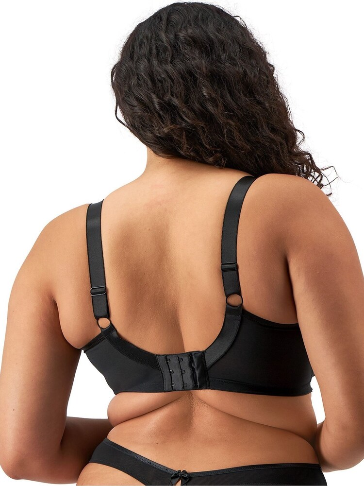 Elomi Black Teagan Underwire Padded Half Cup Bra - Image 2 of 5