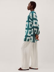 Monsoon Malia Artisanal Print Mini Kaftan - Imagen 2 de 5