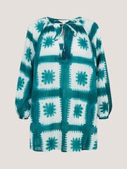 Monsoon Malia Artisanal Print Mini Kaftan - Imagen 5 de 5