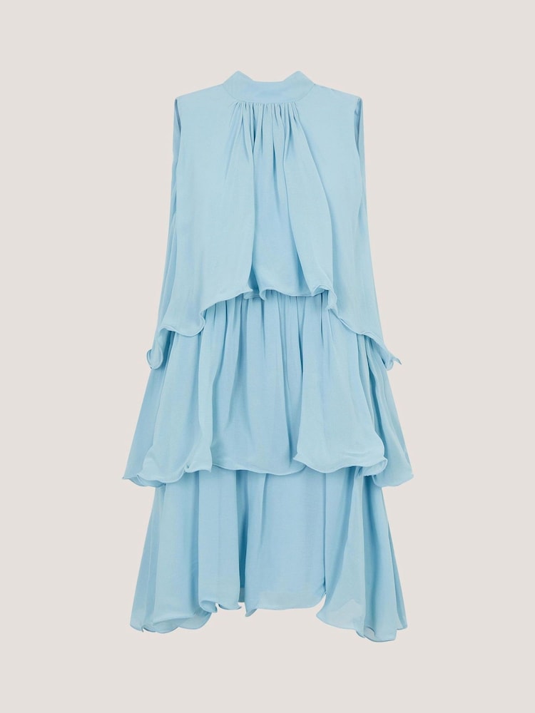 Monsoon Elle Sleeveless Ruffle Tier Mini Dress - Imagen 4 de 4