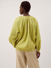 Monsoon Green Amber Bubble Hem Blouse - Image 3 of 4