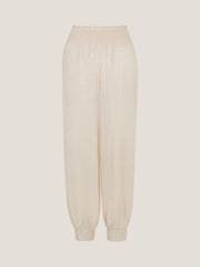 Monsoon Natural Reese Shirred Balloon Trousers - Image 4 of 4