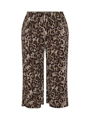 Yours Curve Black 2 Pack Jersey Culottes - Image 7 of 8