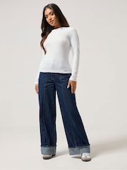 PixieGirl Petite Black Long Sleeve Cotton T-Shirts 2 Pack - Image 4 of 9