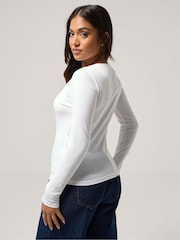 PixieGirl Petite Black Long Sleeve Cotton T-Shirts 2 Pack - Image 5 of 9