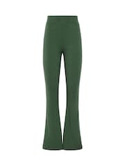 Long Tall Sally Green Side Stripe Flare Leggings - Image 5 of 6