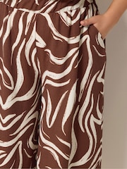 Marrón - Culottes de punto de Yours Curve  - Imagen 4 de 5