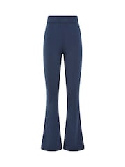 Long Tall Sally Blue Side Stripe Flare Leggings - Image 5 of 6