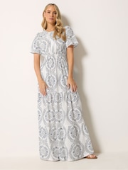 Long Tall Sally White Lace Print Maxi Dress - Image 1 of 5