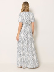 Long Tall Sally White Lace Print Maxi Dress - Image 3 of 5