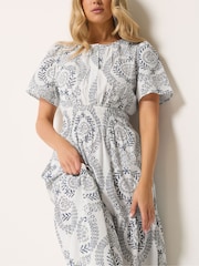 Long Tall Sally White Lace Print Maxi Dress - Image 4 of 5