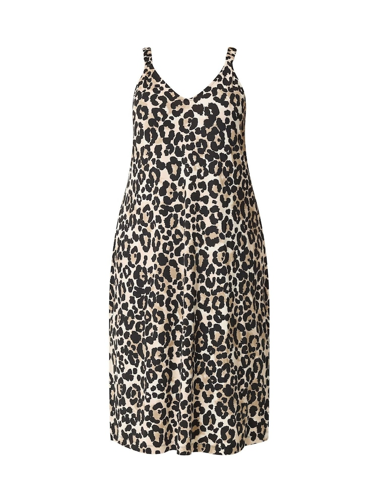 Yours Curve Black All Over Print Throw On Dress - Image 5 of 5 Yours Curve Black All Over Print Throw On Dress - Image 5 of 5