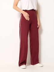 Long Tall Sally Red Side Stripe Wide Leg Leggings - Image 2 of 6