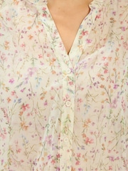 Yours Curve Natural Pleated Back Shirt - Image 4 of 6
