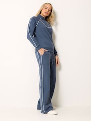 Long Tall Sally Ilgos, plačios jogger kelnės su vamzdeliais ir raišteliais - 1 paveikslėlis iš 5