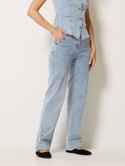 Vaqueros de denim de pernera recta de Long Tall Sally - Imagen 2 de 6