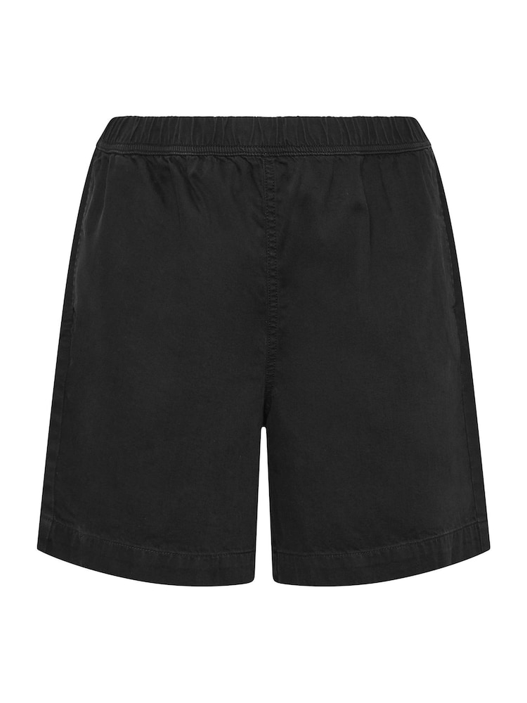 Yours Curve Black Denim Shorts - Image 5 of 5 Yours Curve Black Denim Shorts - Image 5 of 5