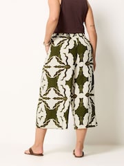 Yours Curve Green Culottes - Image 3 of 5