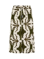 Yours Curve Green Culottes - Image 5 of 5