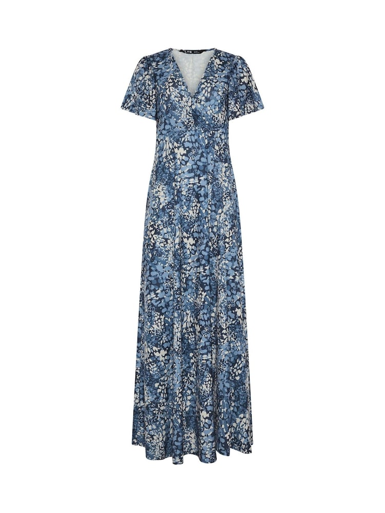 Long Tall Sally Blue Wrap Maxi Dress - Image 5 of 5