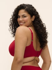Elomi Red Smooth Moulded Padded Bra - Image 3 of 5