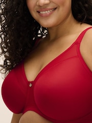 Elomi Red Smooth Moulded Padded Bra - Image 4 of 5