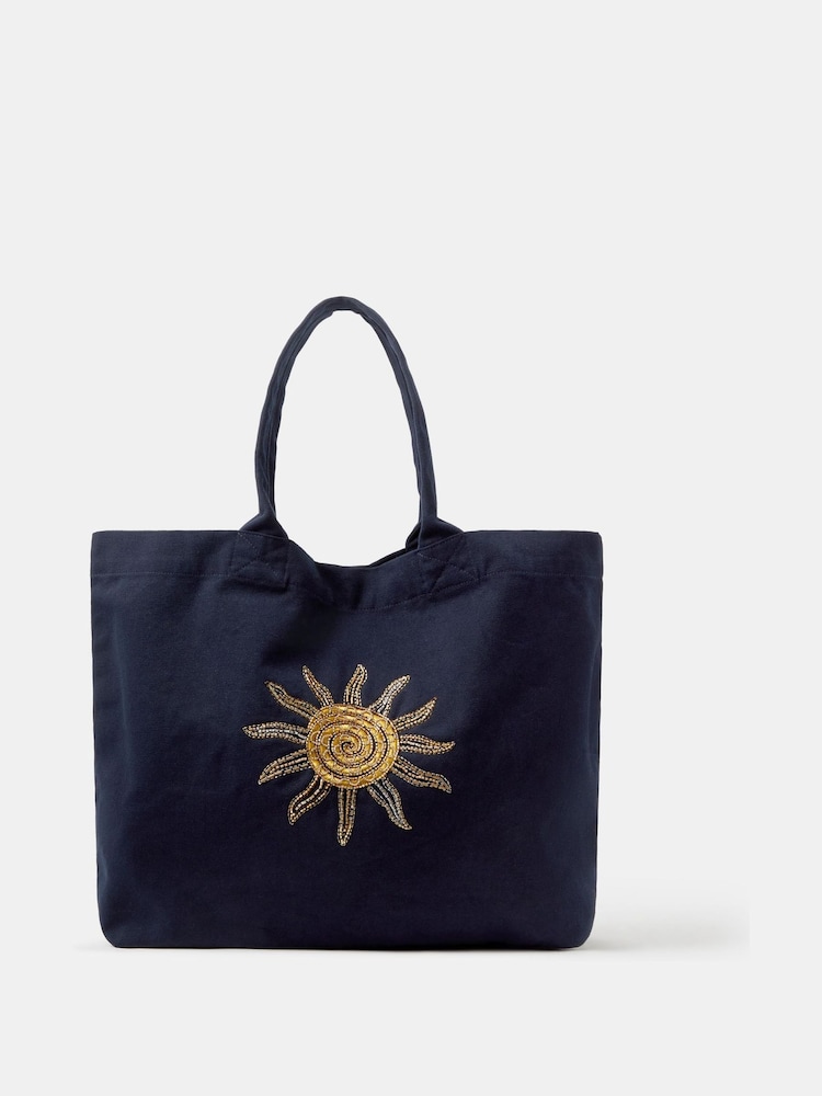 Accessorize Sun Embellished Shopper Bag - Imagen 1 de 3