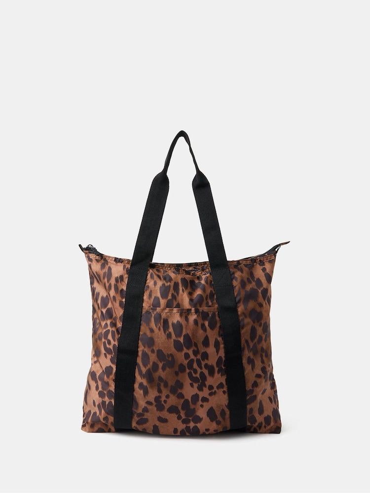 Accessorize Animal Animal Print Packable Tote Bag - Image 1 of 4