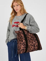 Accessorize Animal Animal Print Packable Tote Bag - Image 4 of 4