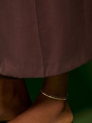 Accessorize Gold Stainless Steel Omega Chain Anklet - Image 2 of 2
