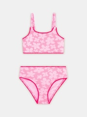 Angels By Accessorize Girls Floral Textured Bikini Set - Bild 1 von 2