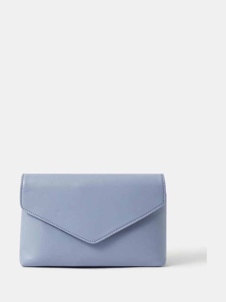 Accessorize Blue Envelope Crossbody Bag - Image 2 of 3