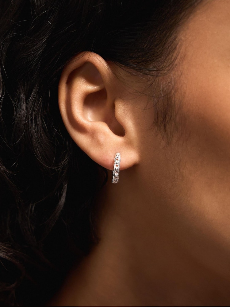 Accessorize Twist Hoop Earrings 3 Pack - Imagen 2 de 2