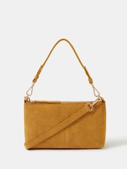 Accessorize Yellow Leather Crossbody Handbag - Image 2 of 3