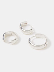 Accessorize Hoop Earrings 3 Pack - 圖片 1/2