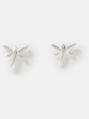 Accessorize Sterling Silver Dragonfly Stud Earrings - Image 1 of 1