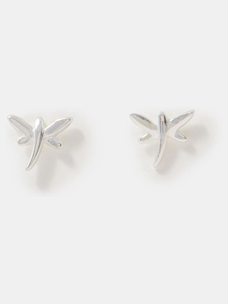 Accessorize Sterling Silver Dragonfly Stud Earrings - Image 1 of 1 Accessorize Sterling Silver Dragonfly Stud Earrings - Image 1 of 1