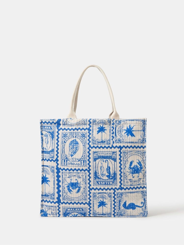 Accessorize Stamp Print Quilted Shopper Bag - Imagen 2 de 3 Accessorize Stamp Print Quilted Shopper Bag - Imagen 2 de 3