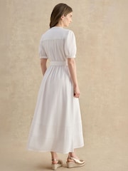 Hobbs White Thandie Dress - Image 2 of 4