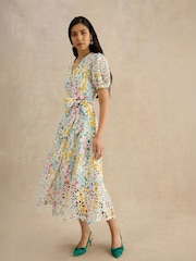 Hobbs White Petite Christie Dress - Image 1 of 4