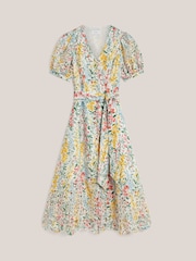 Hobbs White Petite Christie Dress - Image 4 of 4