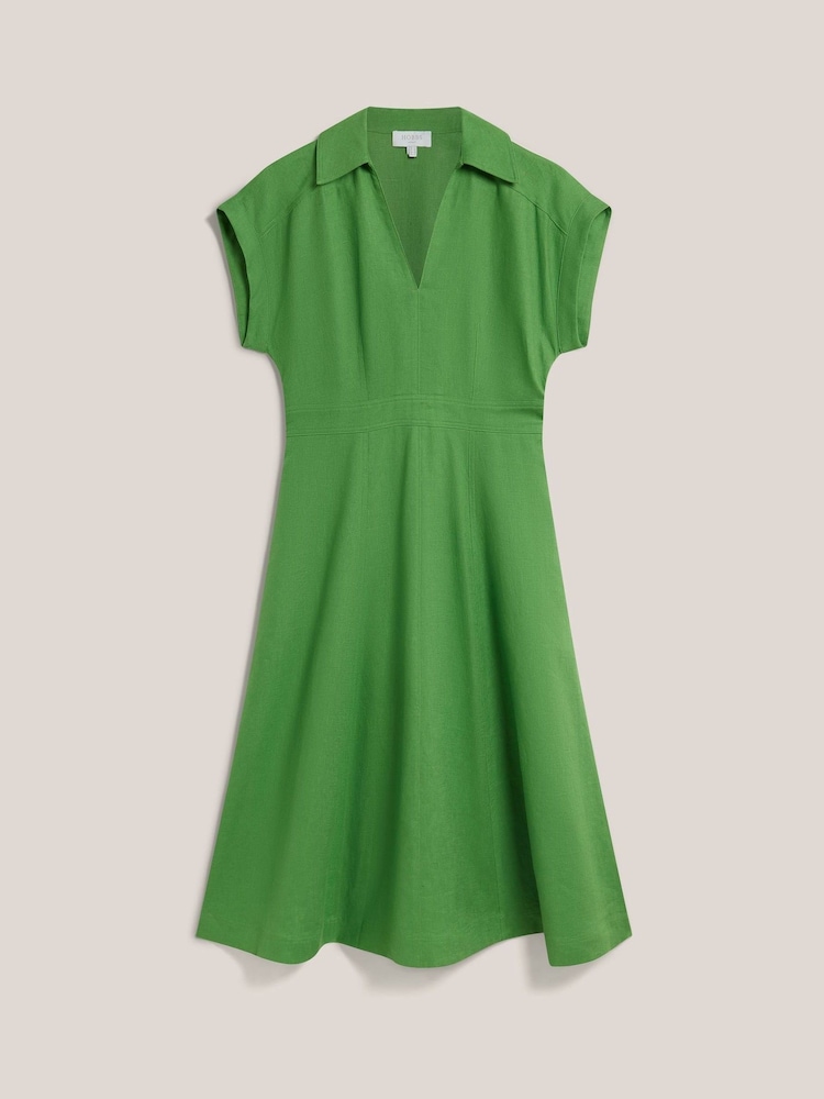 Hobbs Green Shona Dress - Image 4 of 4 Hobbs Green Shona Dress - Image 4 of 4